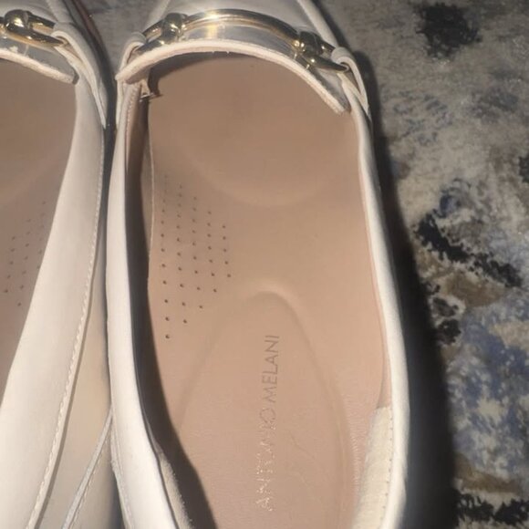 Antonio Melani Raegan Bit Buckle Ornamented Leather Loafers Size 6.5 - Picture 6 of 8
